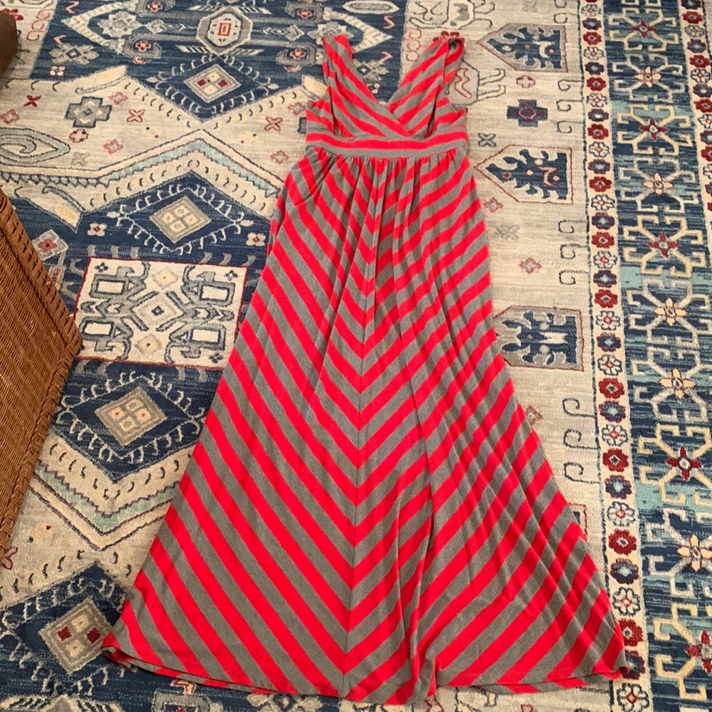Torrid striped maxi dress